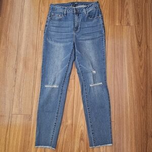 Fashion Nova Ripped And Distressed Skinny Jeans